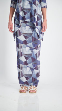 Maxi Skirt / Jeans Geometry