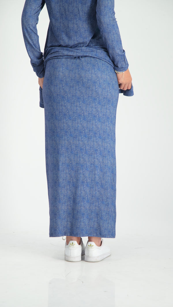 Maxi Skirt / Navy Jeans