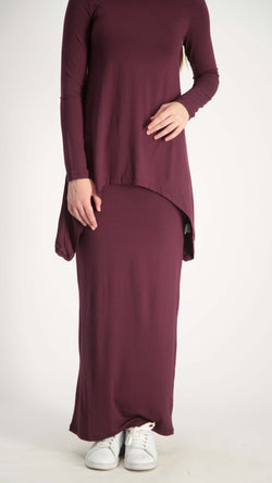 Maxi Skirt / Burgandy