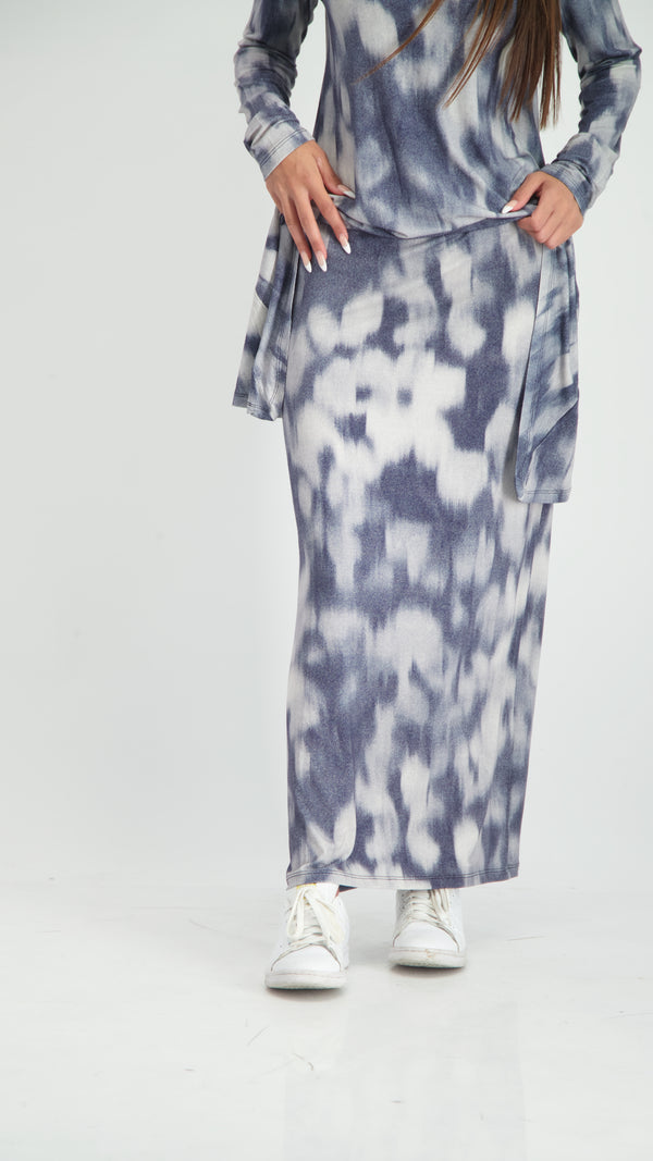 Maxi Skirt / Jeans Tie Dye