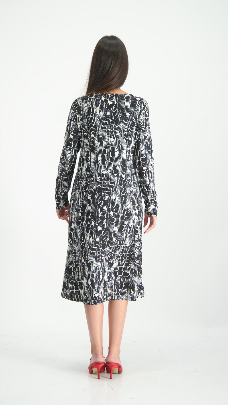 Collection Dress / Black Leopard