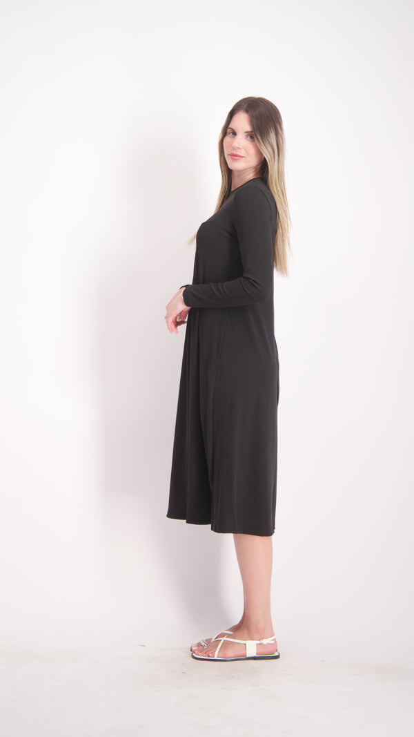 Collection Dress / Ribbed Black