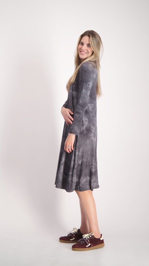 Collection Dress / Grey Tie Dye