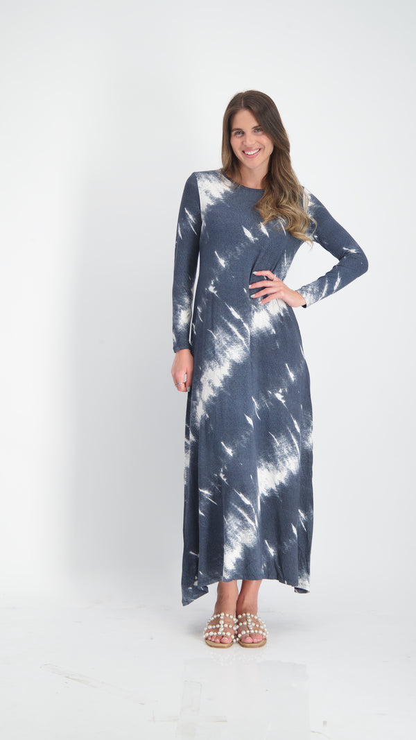 A-line Maxi Dress / Blue Jeans