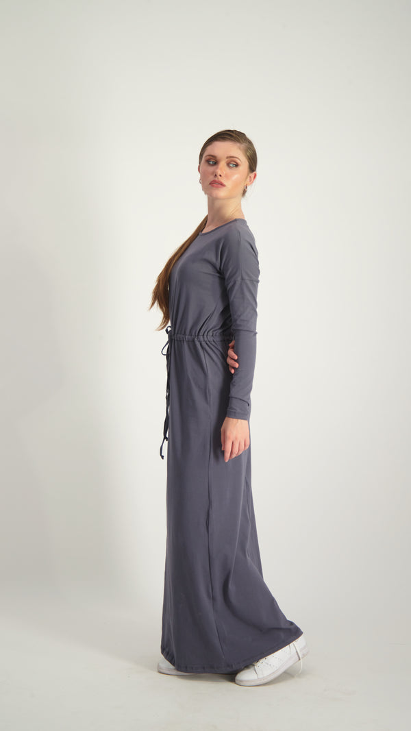 Belted Dress / Grey
