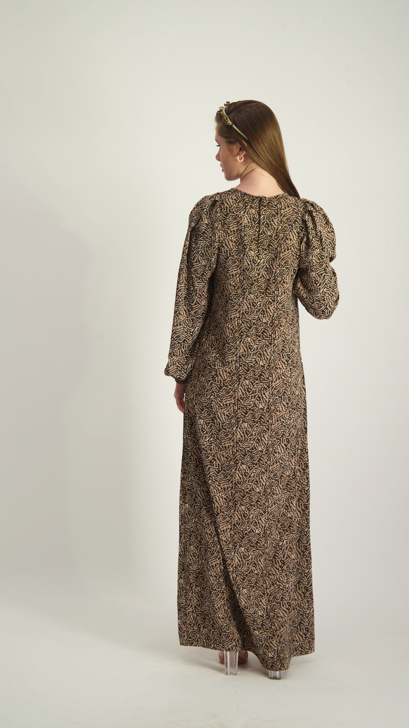 Maxi Elegant Dress / Brown
