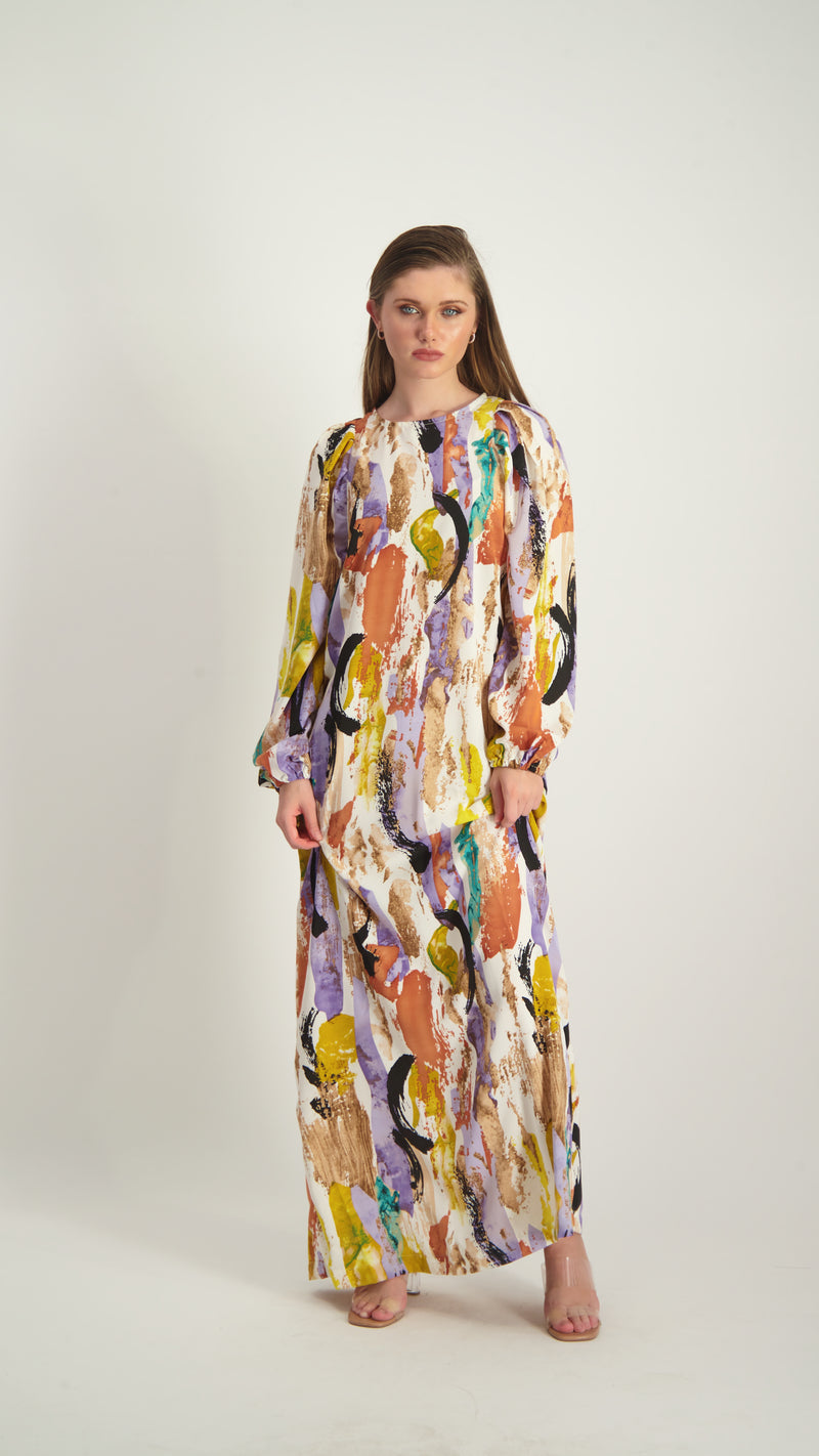 Maxi Elegant Dress / Colorful