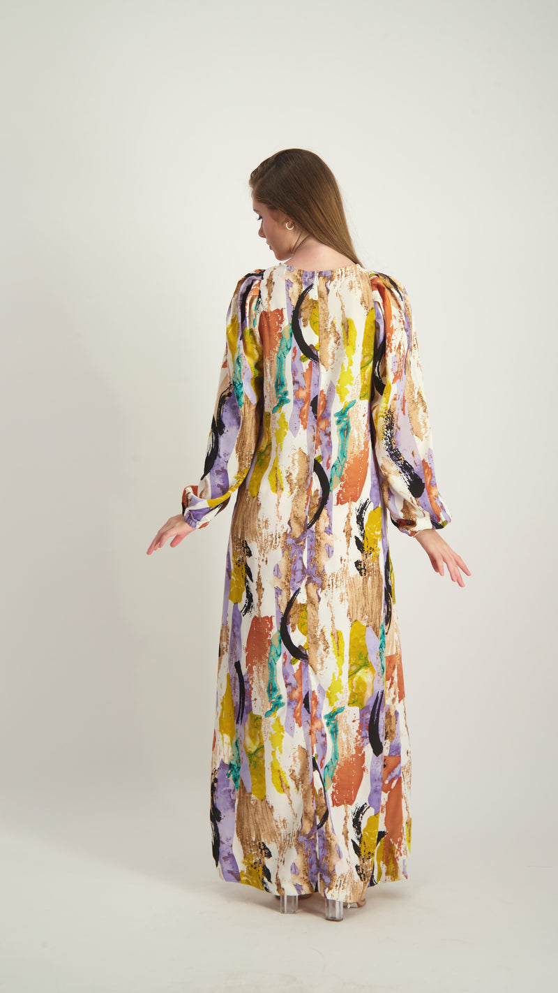 Maxi Elegant Dress / Colorful