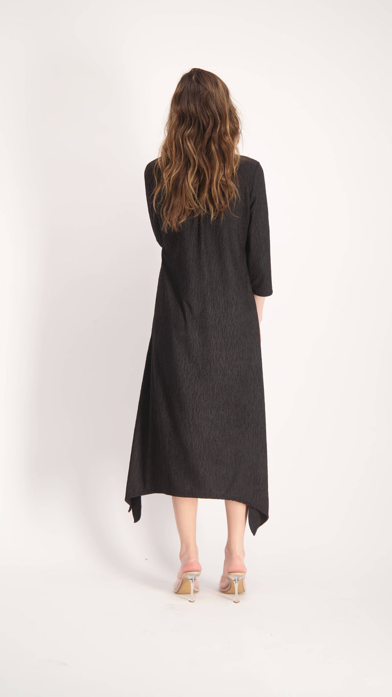 Asymmetric Dress / Black