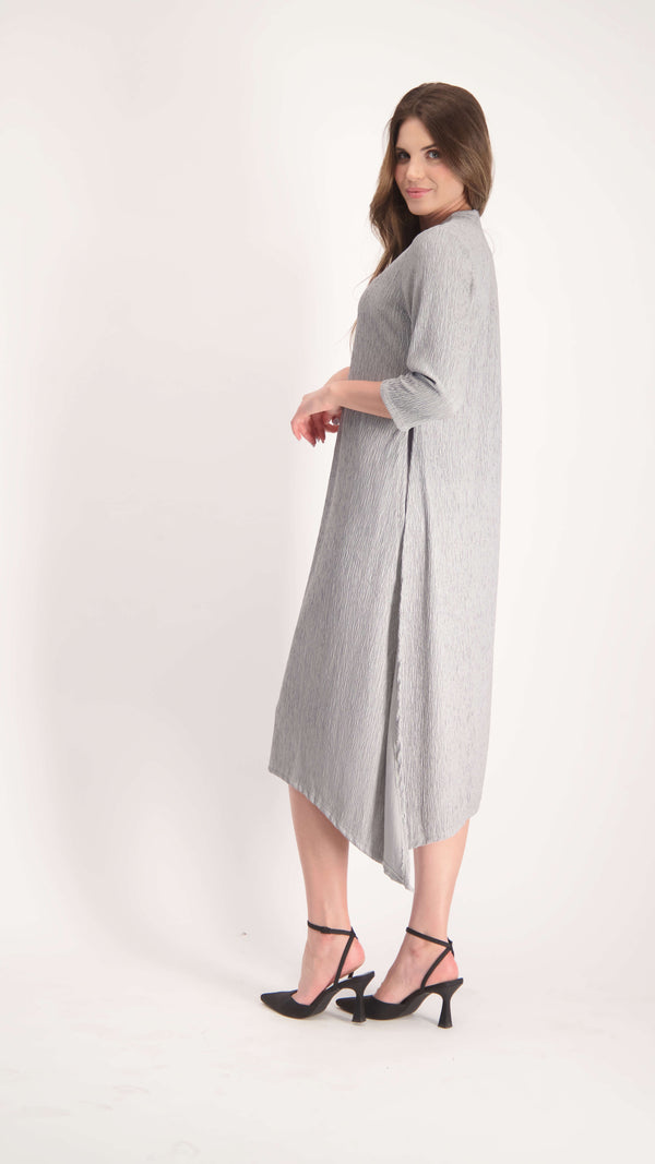 Asymmetric Dress / Grey