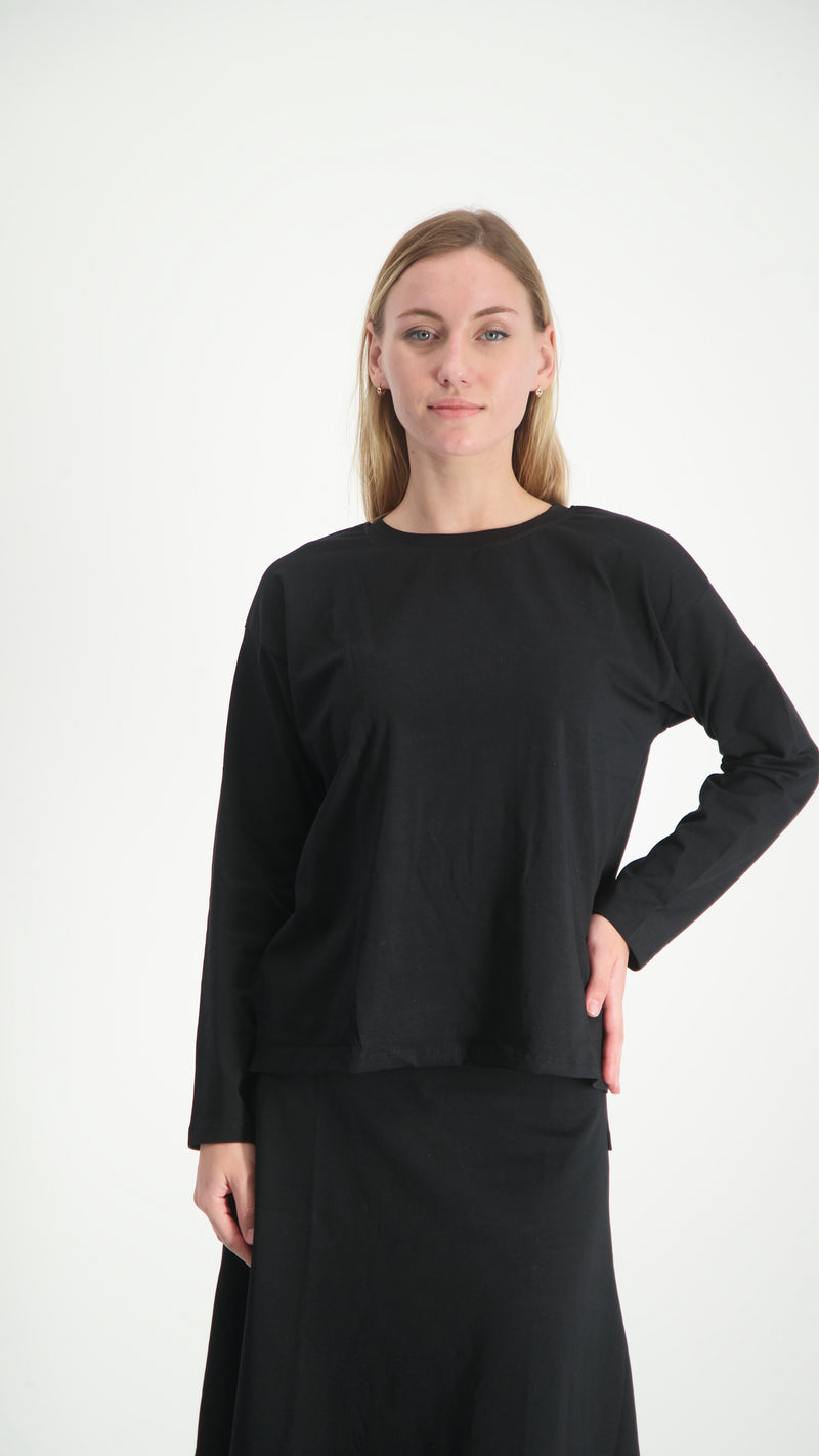 Cotton T-Shirt / Black