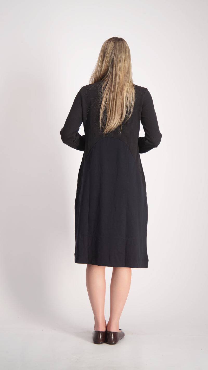 Waisted Dress / Black
