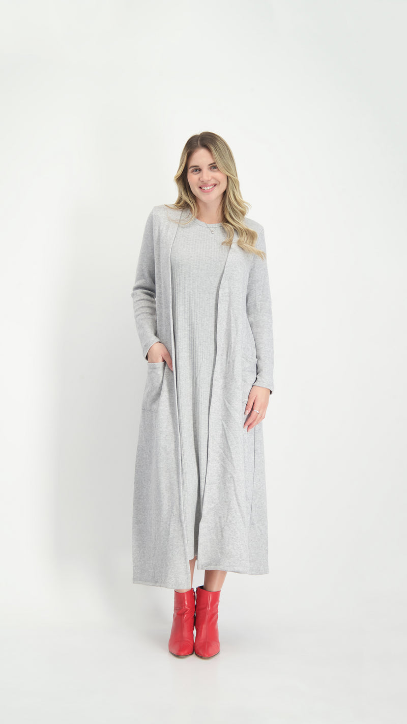 Maxi Cardigan / Grey