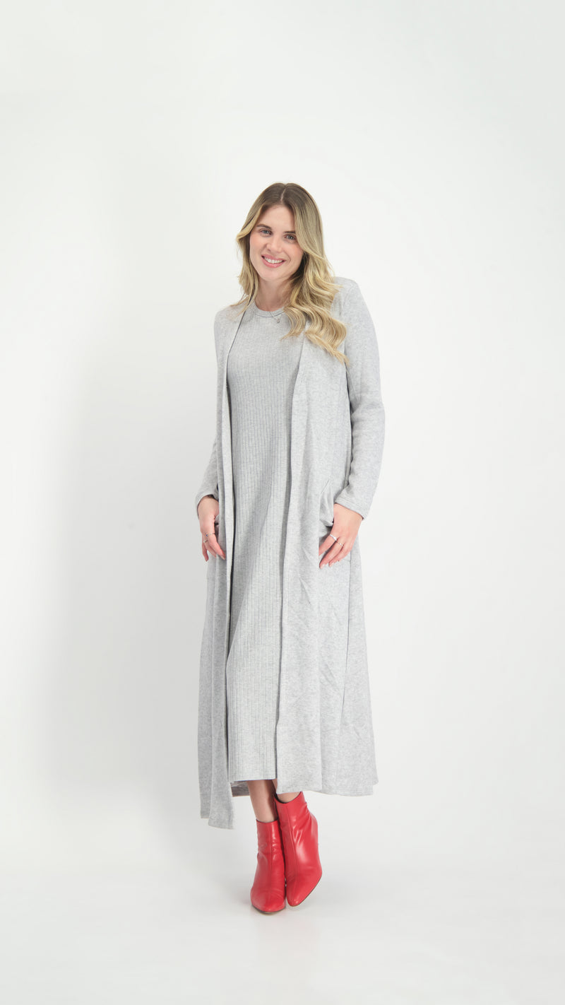 Maxi Cardigan / Grey