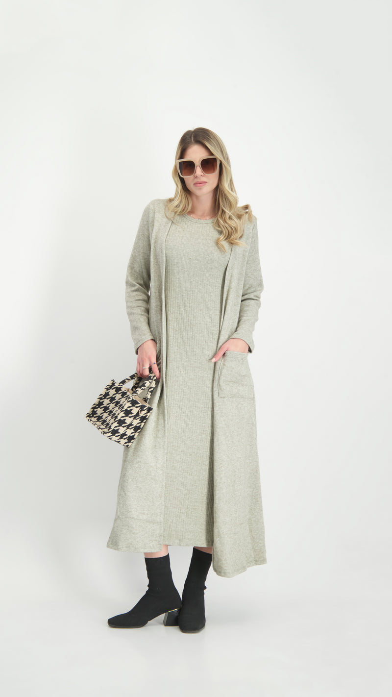 Maxi Cardigan / Olive