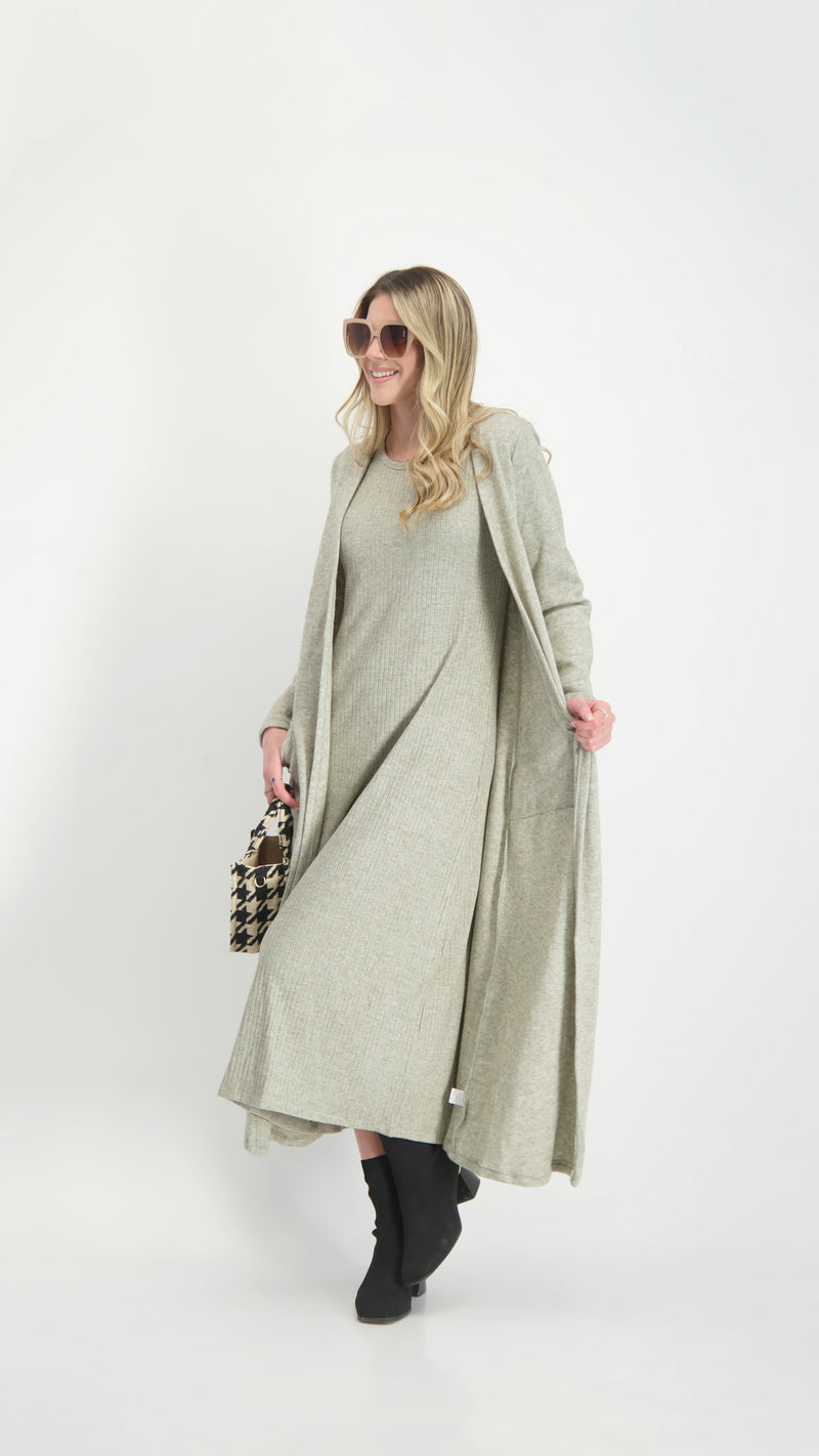 Maxi Cardigan / Olive