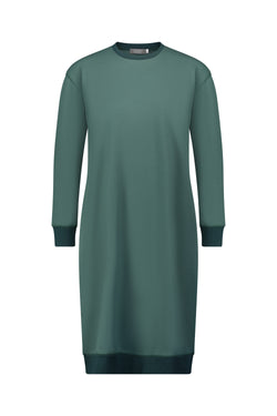 Square Cotton Dress / Green