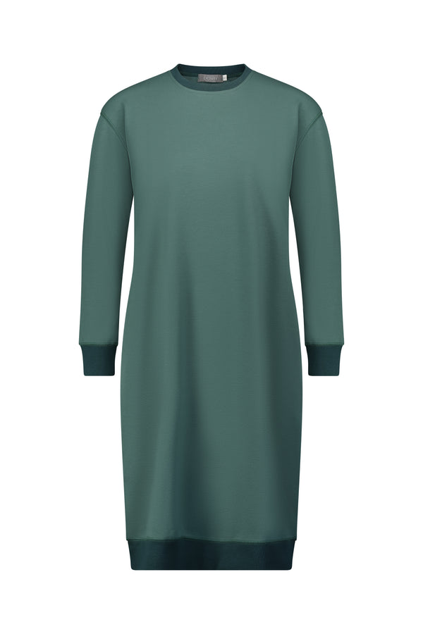 Square Cotton Dress / Green