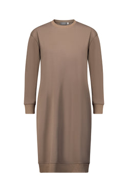 Square Cotton Dress / Brown