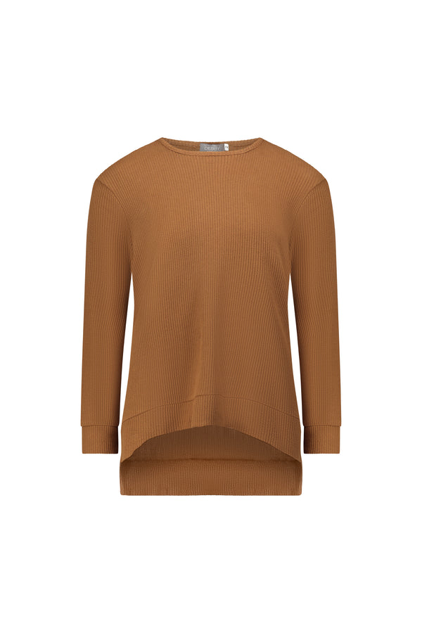 Knit T-Shirt / Camel