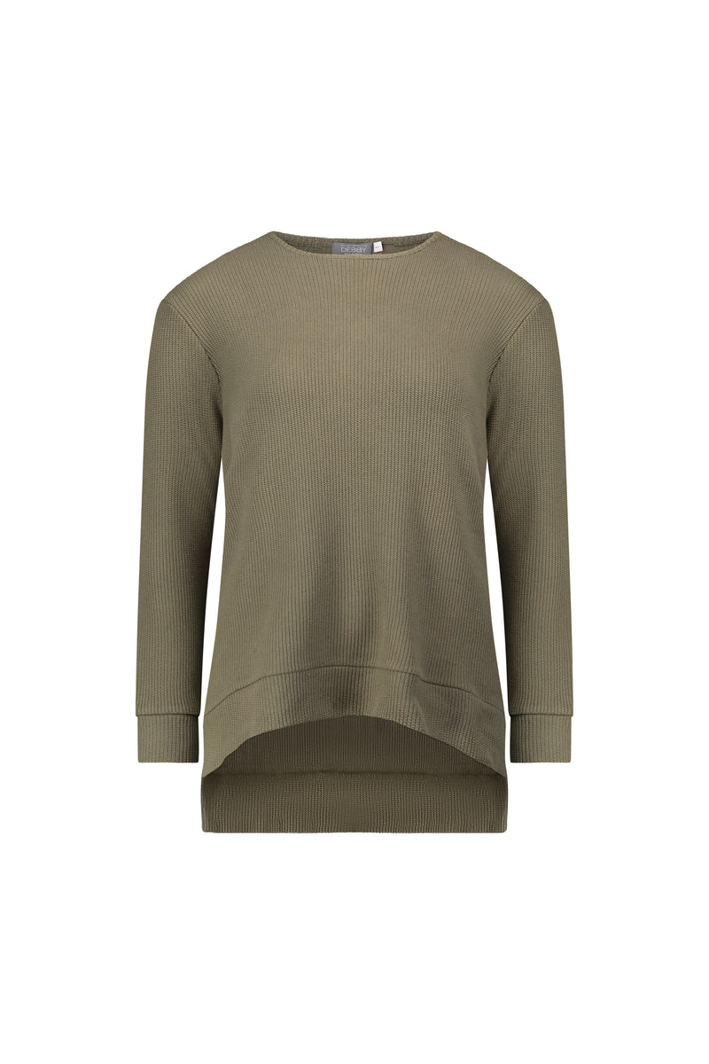 Knit T-Shirt / Olive