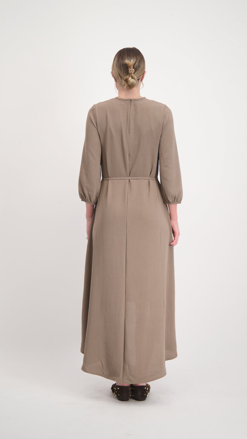 Hi-Lo Dress / Beige