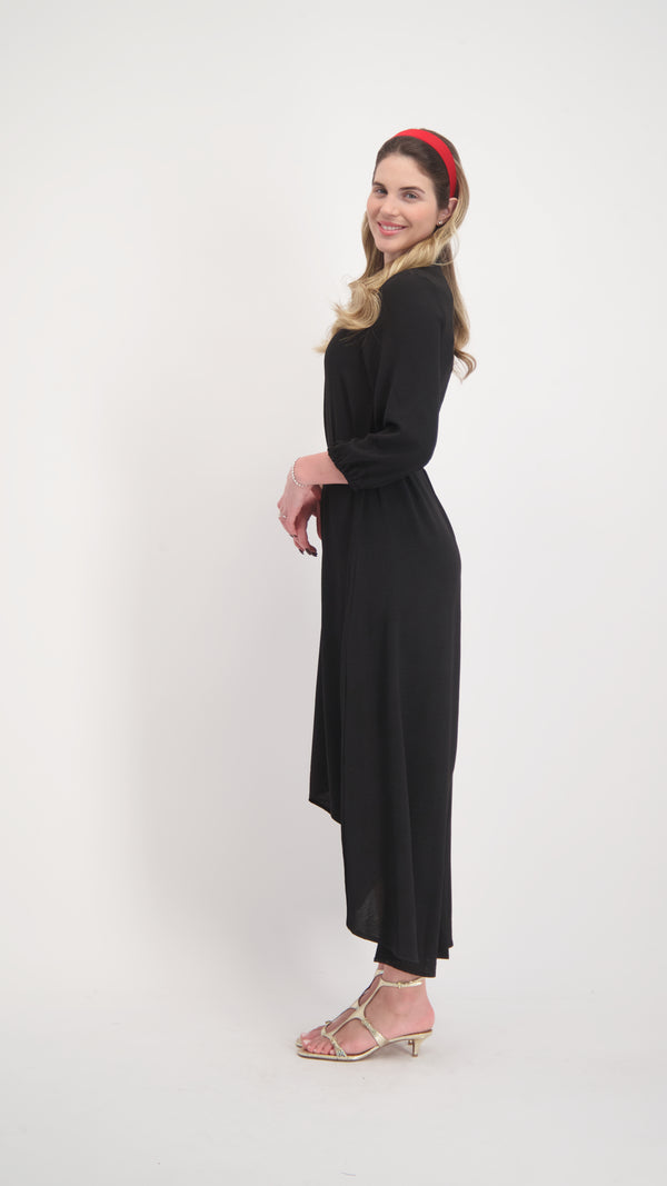 Hi-Lo Dress / Black