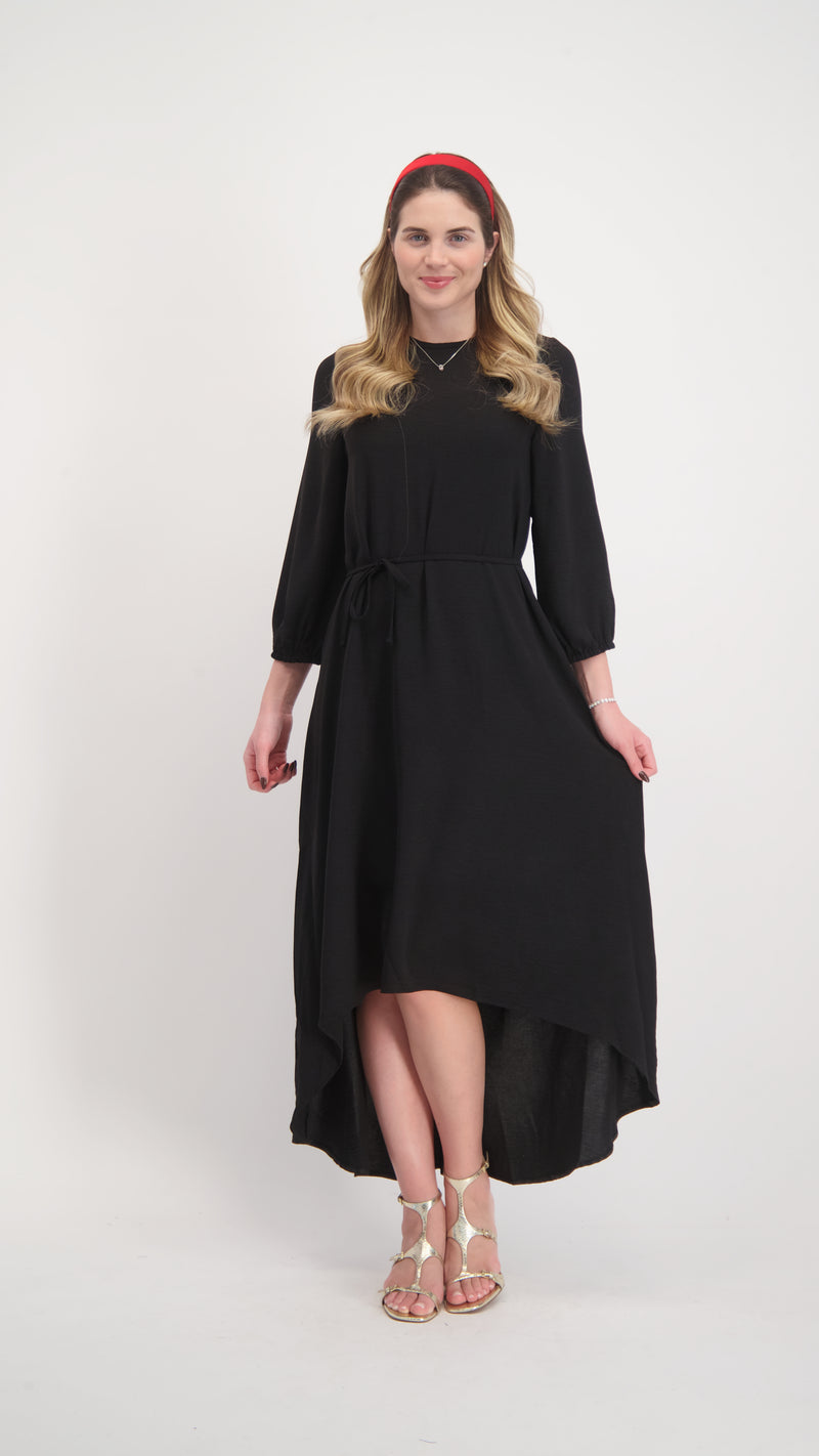 Hi-Lo Dress / Black