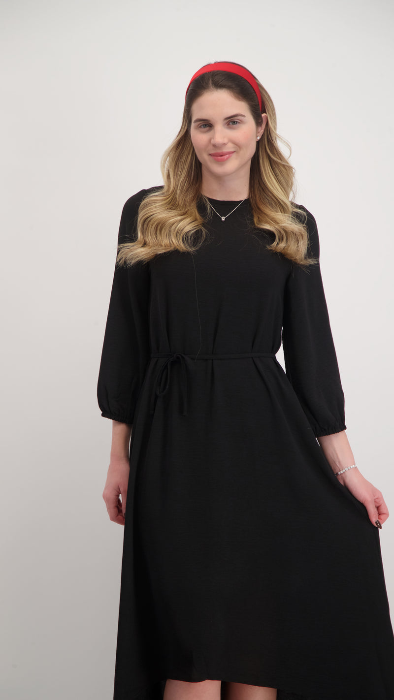 Hi-Lo Dress / Black