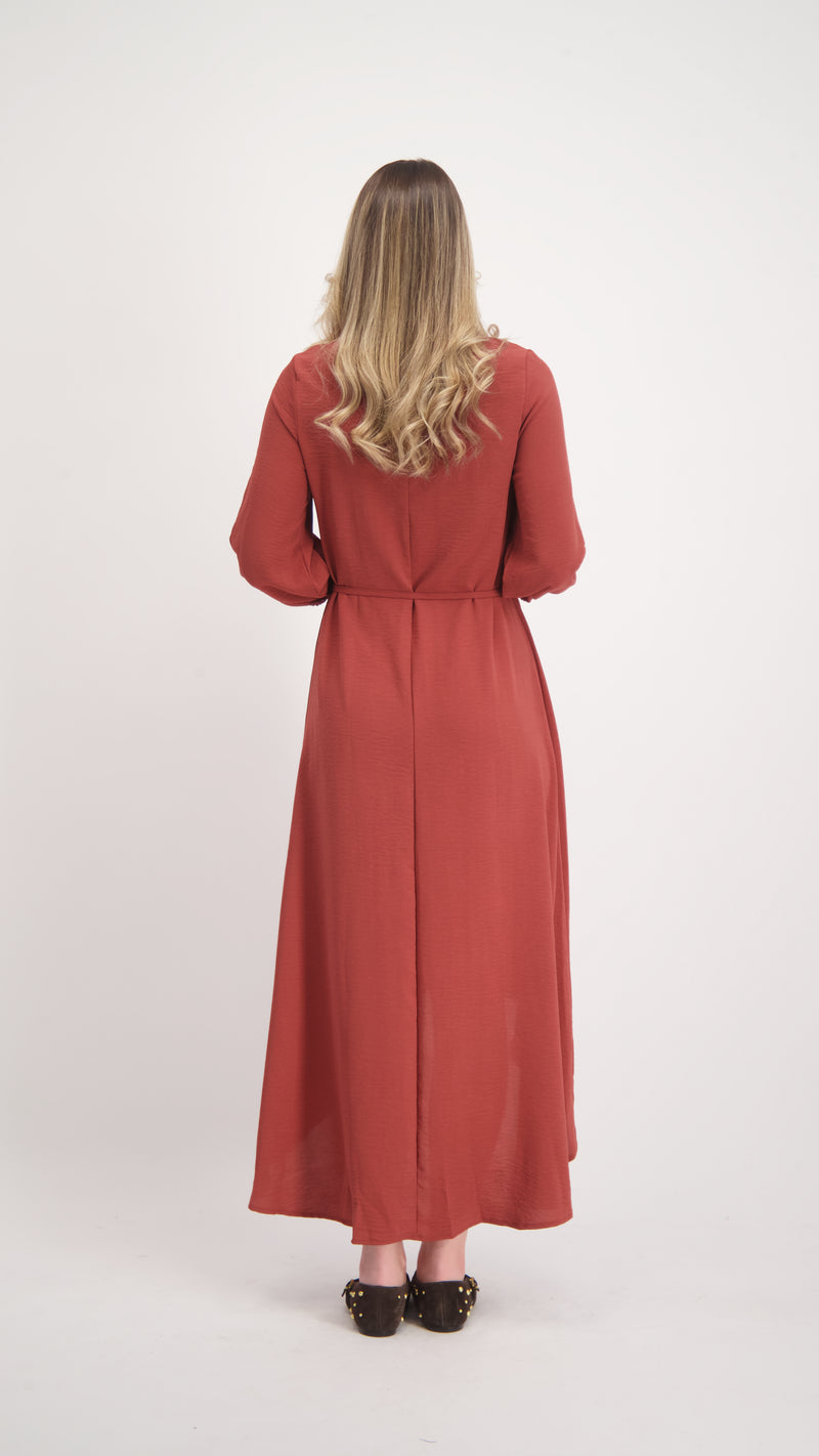 Hi-Lo Dress / Coral