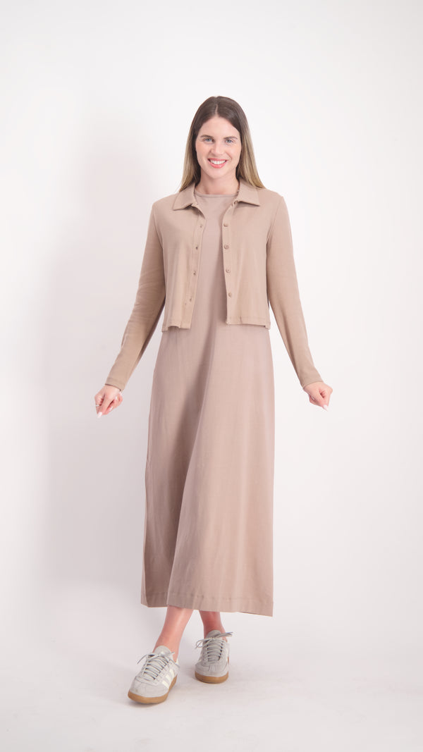 Sarafan Dress / Beige