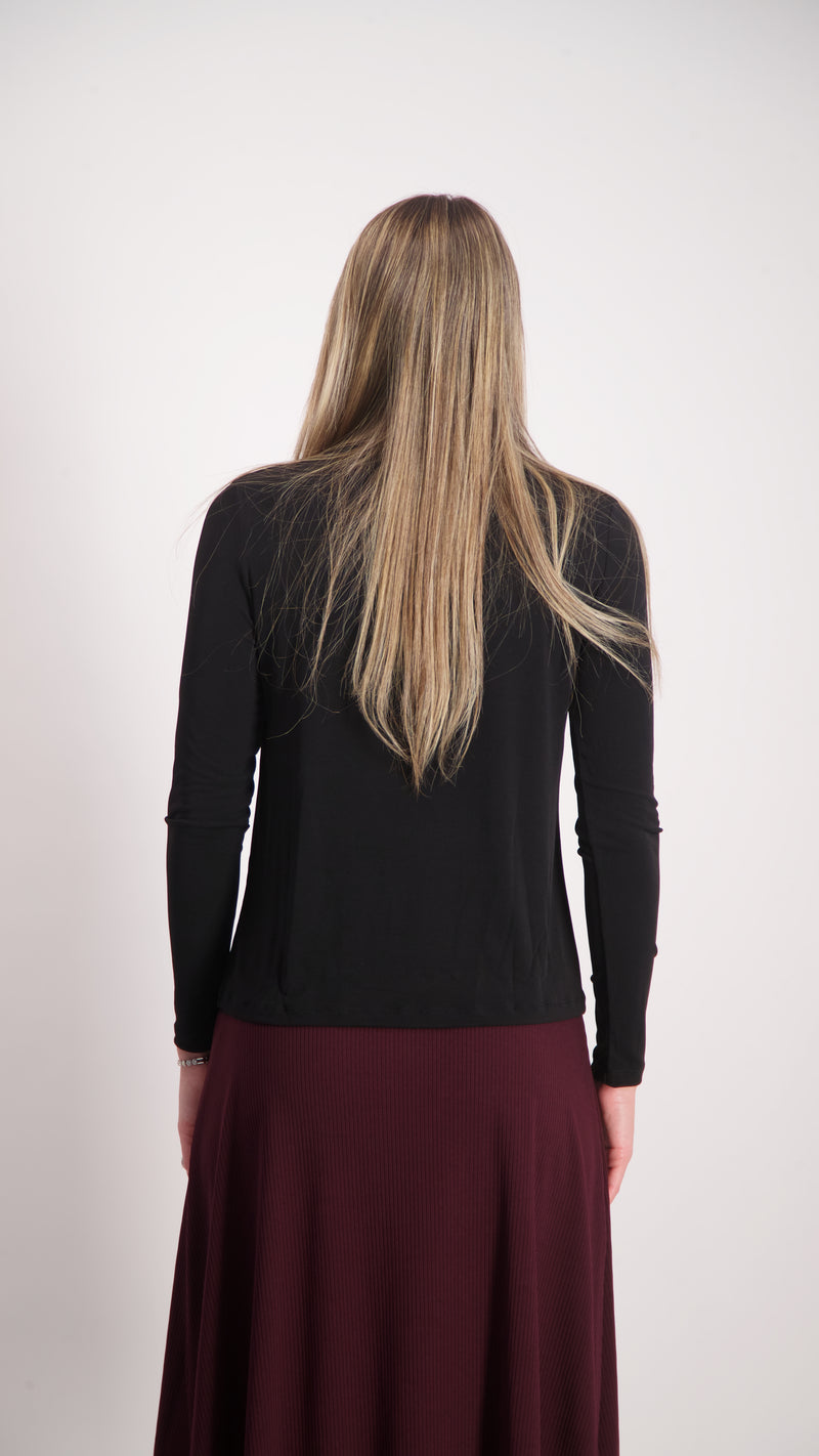 Turtleneck T-Shirt / Black