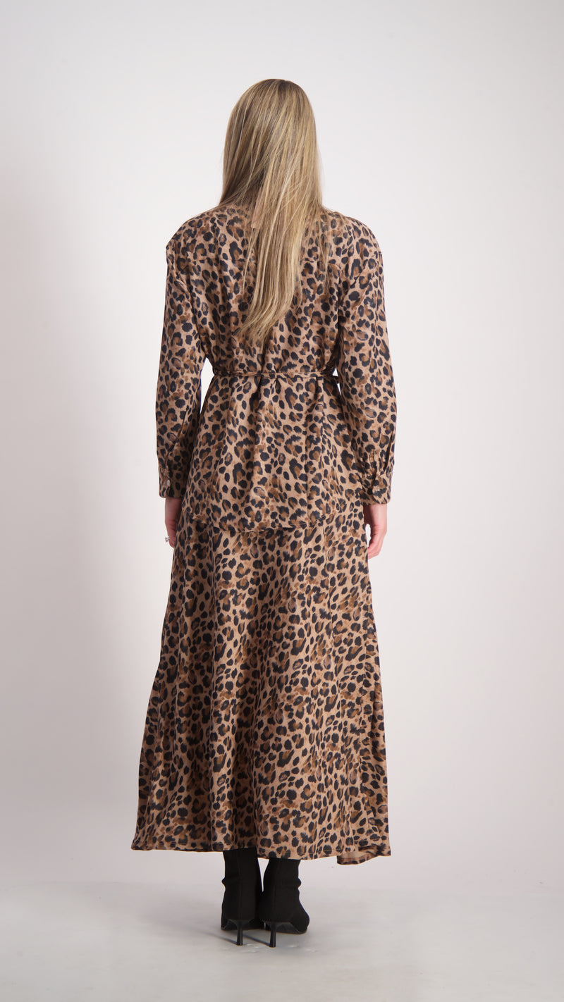 Elegant Button Shirt / Leopard