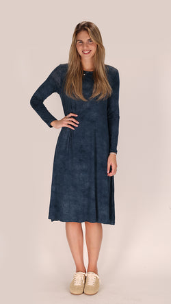 Collection Dress / Blue Tie Dye