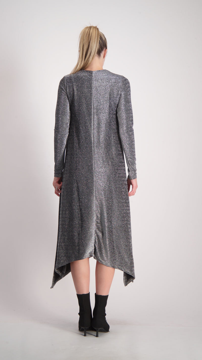 Asymmetric Dress / Silver