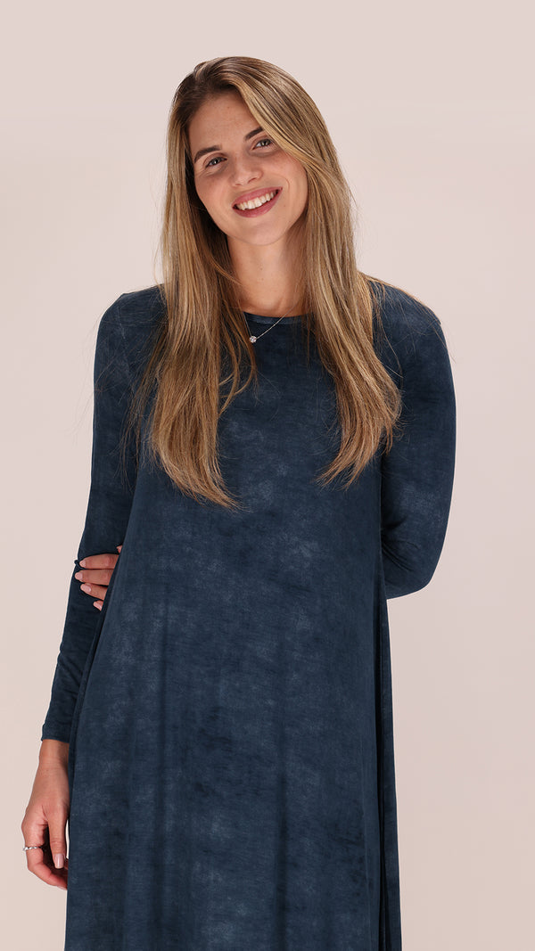 Collection Dress / Blue Tie Dye