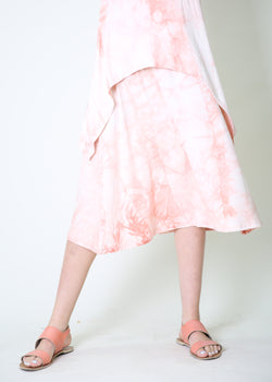 A-line Skirt / Pink Tie Dye